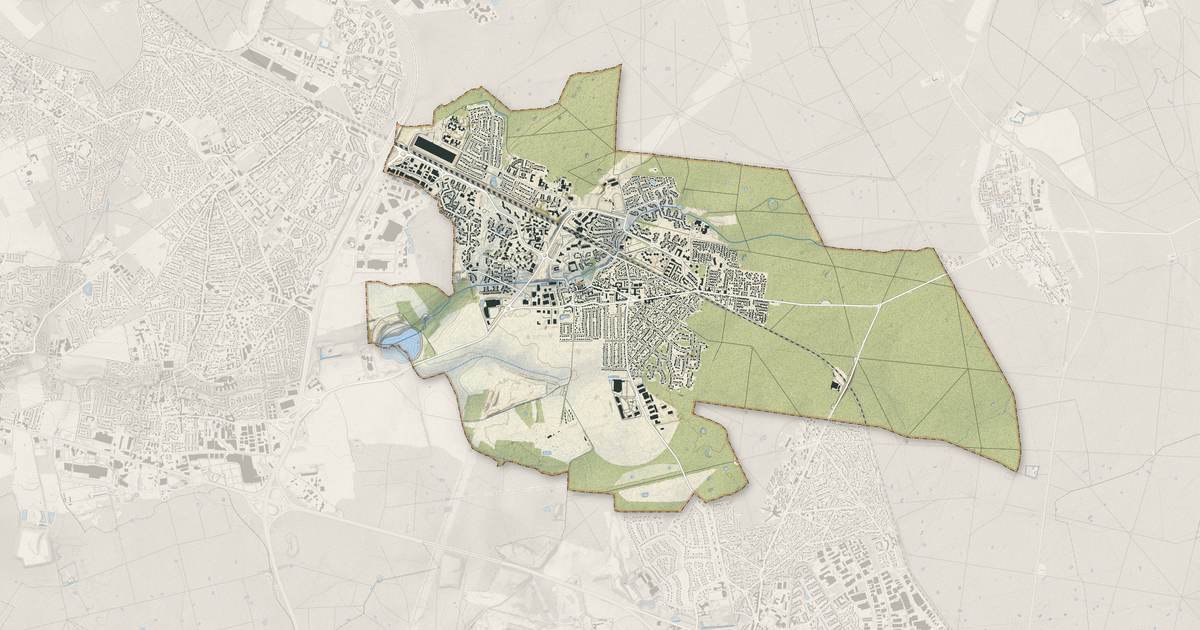 Portrait cartographique de Roissy-en-Brie : relief, eau, forêts, bâti et voies, calculés à partir des données de l'IGN