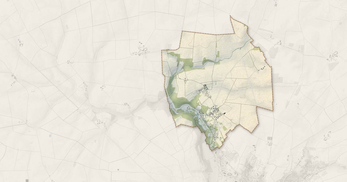 Portrait cartographique de Rouilly : relief, eau, forêts, bâti et voies, calculés à partir des données de l'IGN