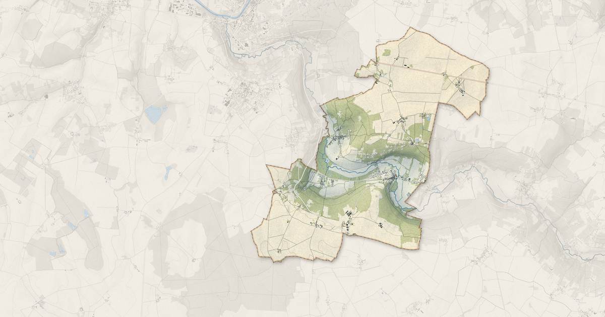 Portrait cartographique de Saint-Cyr-sur-Morin : relief, eau, forêts, bâti et voies, calculés à partir des données de l'IGN