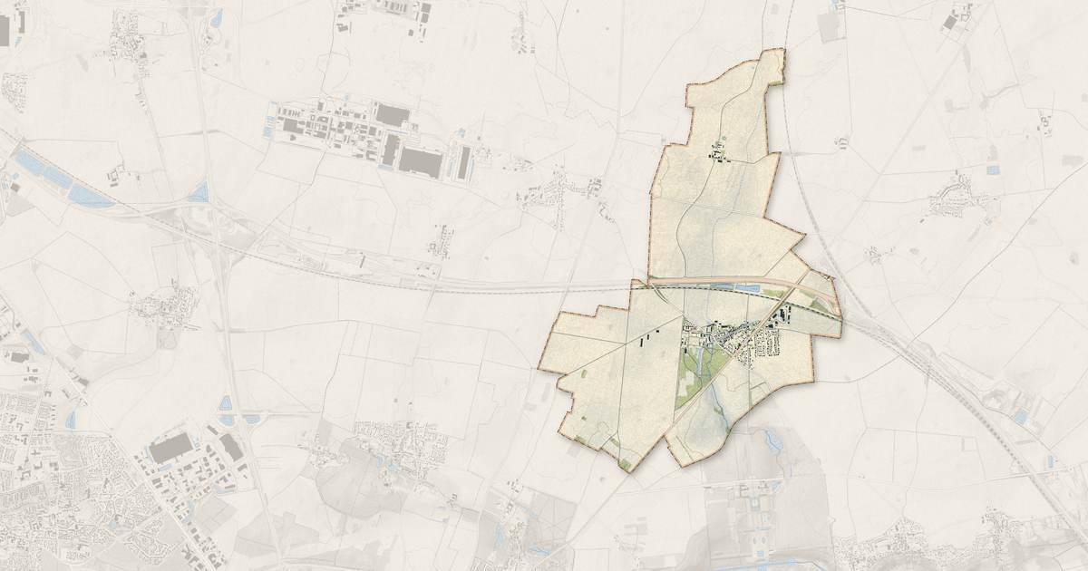 Portrait cartographique de Saint-Germain-Laxis : relief, eau, forêts, bâti et voies, calculés à partir des données de l'IGN