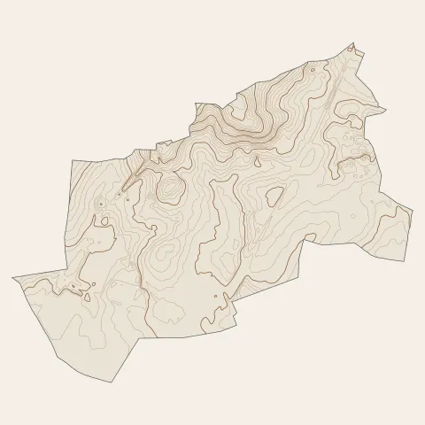 Saint-Mard : courbes de niveau