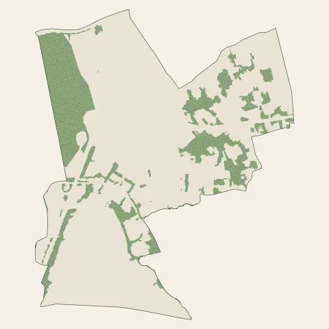 Saint-Thibault-des-Vignes : bois, forêts et landes