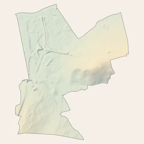 Saint-Thibault-des-Vignes : relief