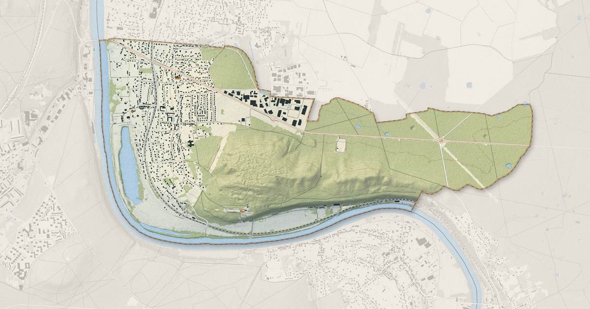 Portrait cartographique de Samoreau : relief, eau, forêts, bâti et voies, calculés à partir des données de l'IGN