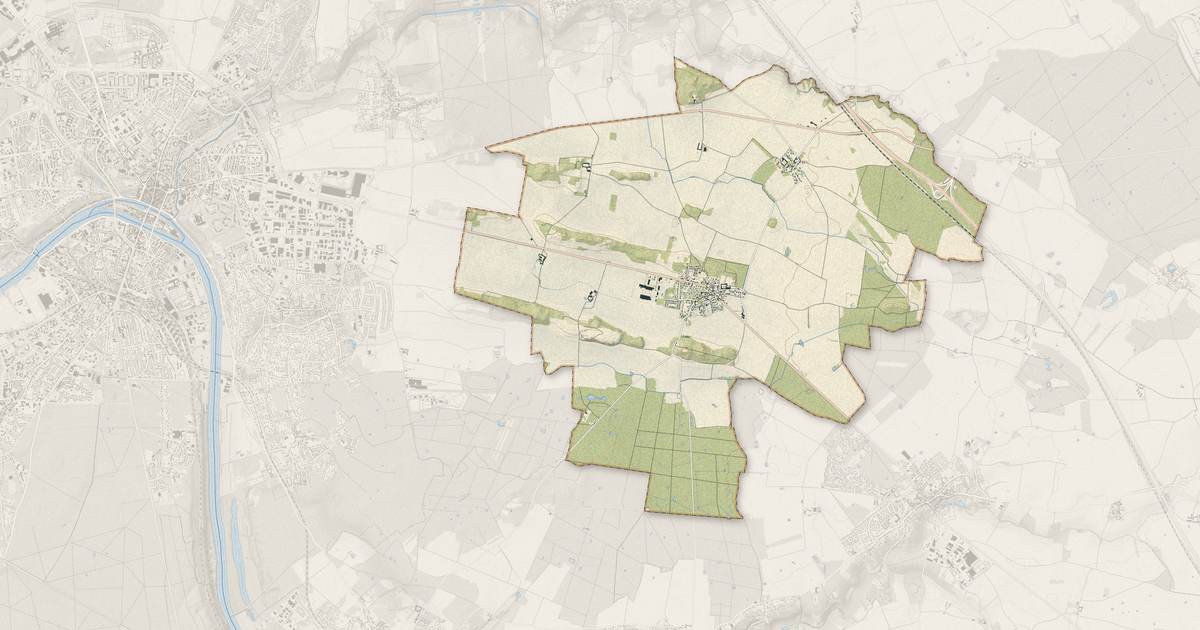 Portrait cartographique de Sivry-Courtry : relief, eau, forêts, bâti et voies, calculés à partir des données de l'IGN