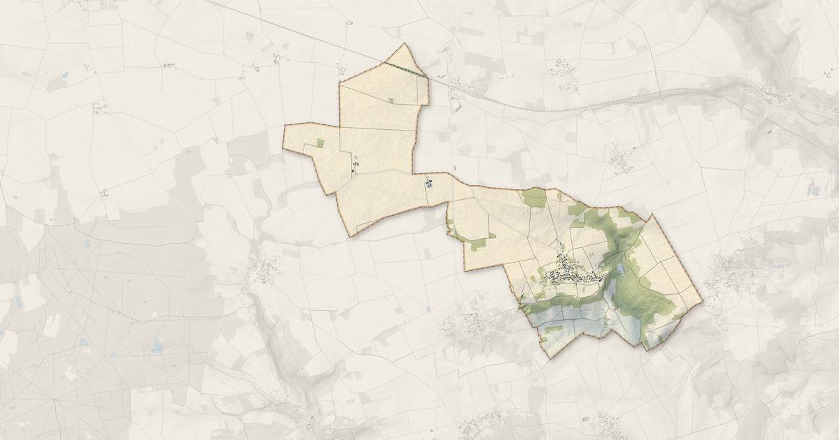 Portrait cartographique de Sognolles-en-Montois : relief, eau, forêts, bâti et voies, calculés à partir des données de l'IGN