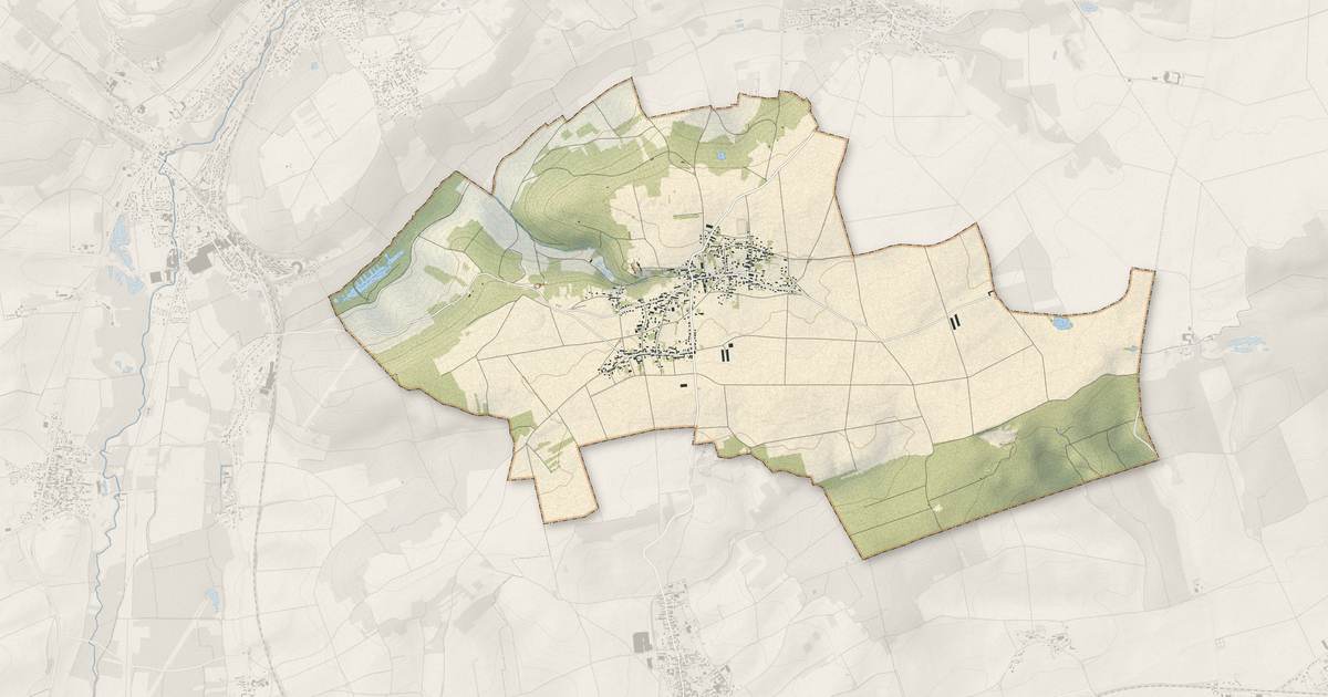 Portrait cartographique de Soisy-Bouy : relief, eau, forêts, bâti et voies, calculés à partir des données de l'IGN