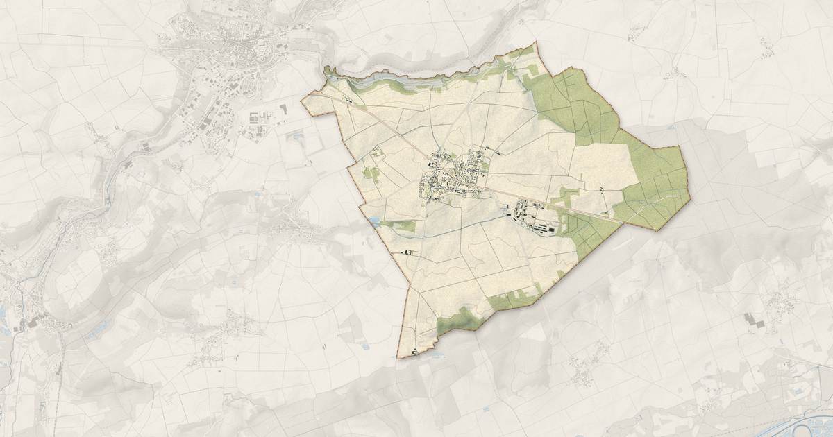 Portrait cartographique de Sourdun : relief, eau, forêts, bâti et voies, calculés à partir des données de l'IGN