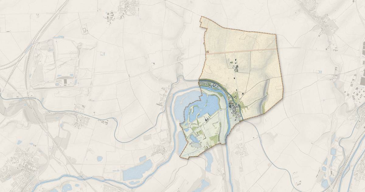 Portrait cartographique de Trilbardou : relief, eau, forêts, bâti et voies, calculés à partir des données de l'IGN