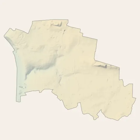 Vaux-le-Pénil : relief