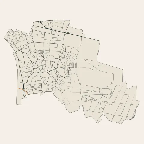 Vaux-le-Pénil : voies