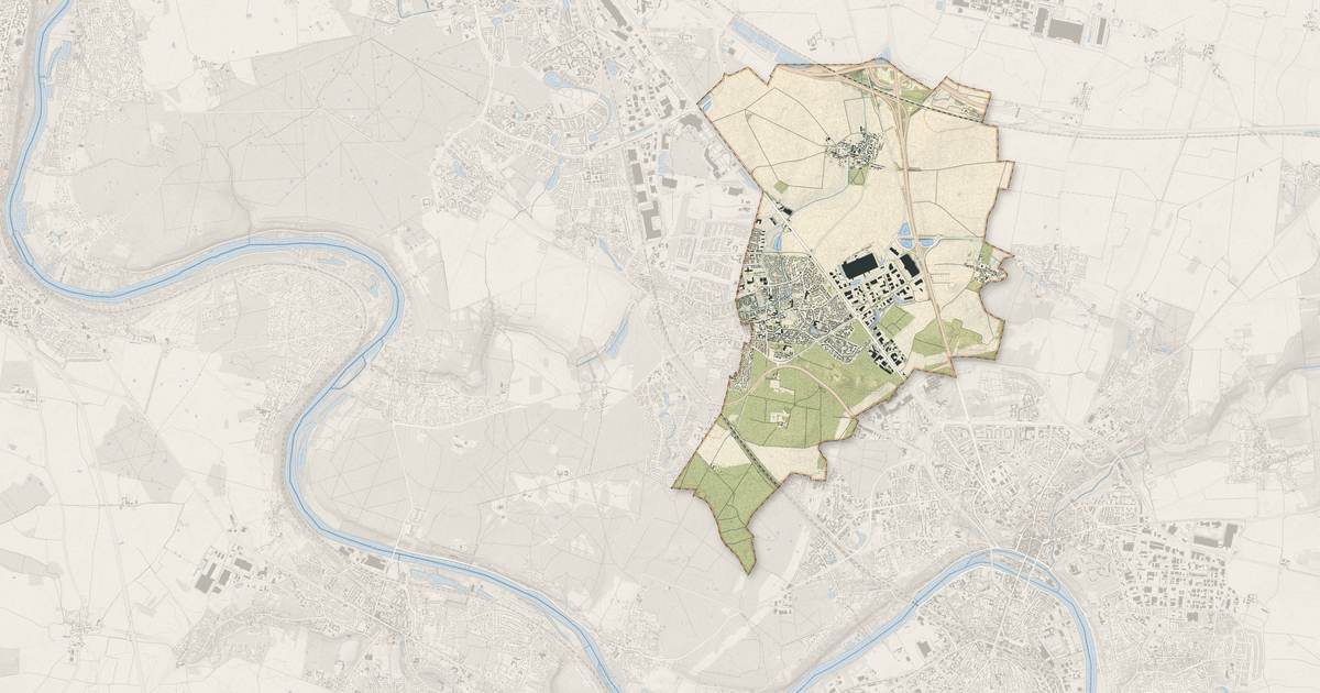 Portrait cartographique de Vert-Saint-Denis : relief, eau, forêts, bâti et voies, calculés à partir des données de l'IGN