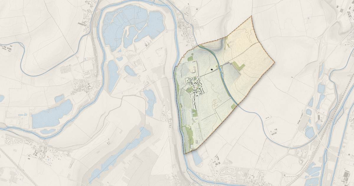 Portrait cartographique de Vignely : relief, eau, forêts, bâti et voies, calculés à partir des données de l'IGN