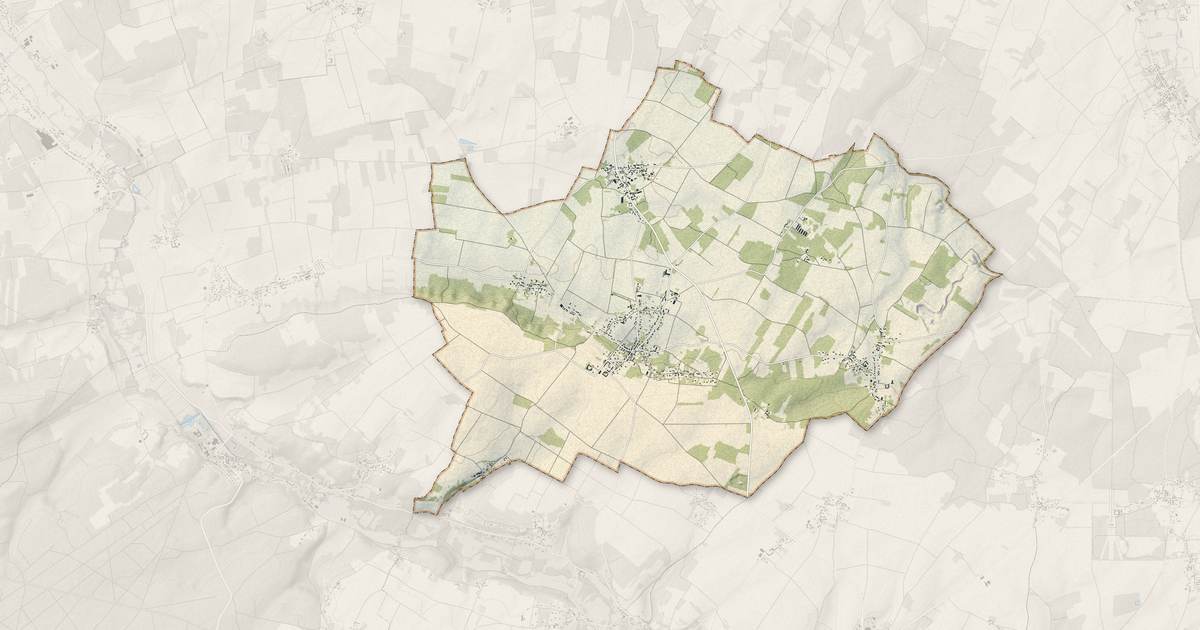 Portrait cartographique de Villemaréchal : relief, eau, forêts, bâti et voies, calculés à partir des données de l'IGN