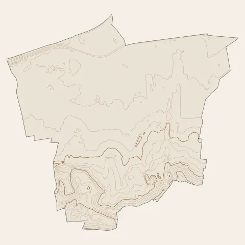 Villeparisis : courbes de niveau