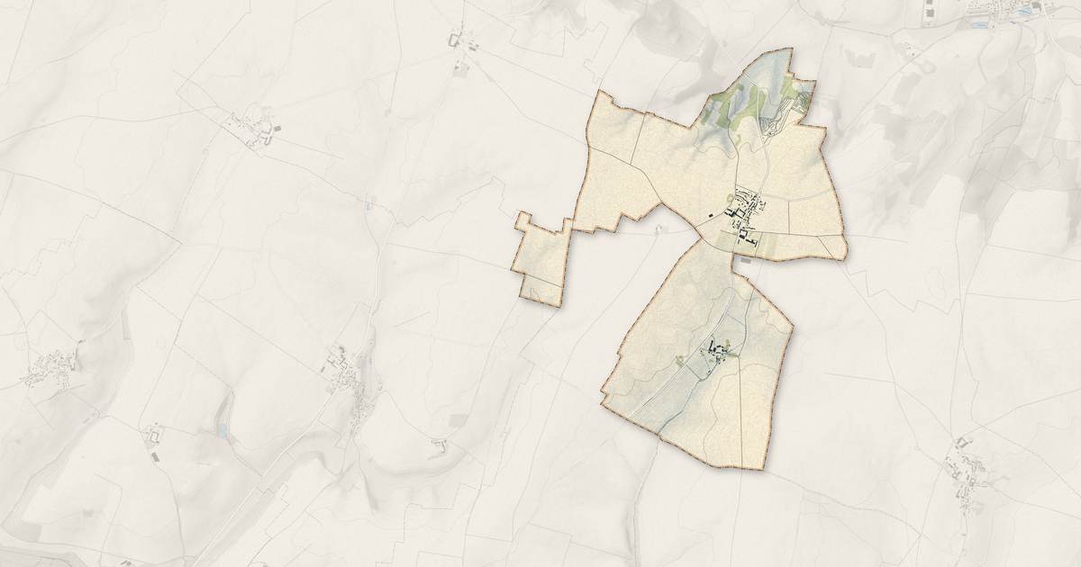 Portrait cartographique de Vincy-Manœuvre : relief, eau, forêts, bâti et voies, calculés à partir des données de l'IGN