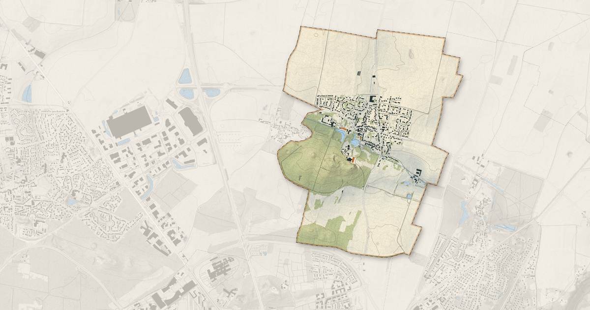 Portrait cartographique de Voisenon : relief, eau, forêts, bâti et voies, calculés à partir des données de l'IGN