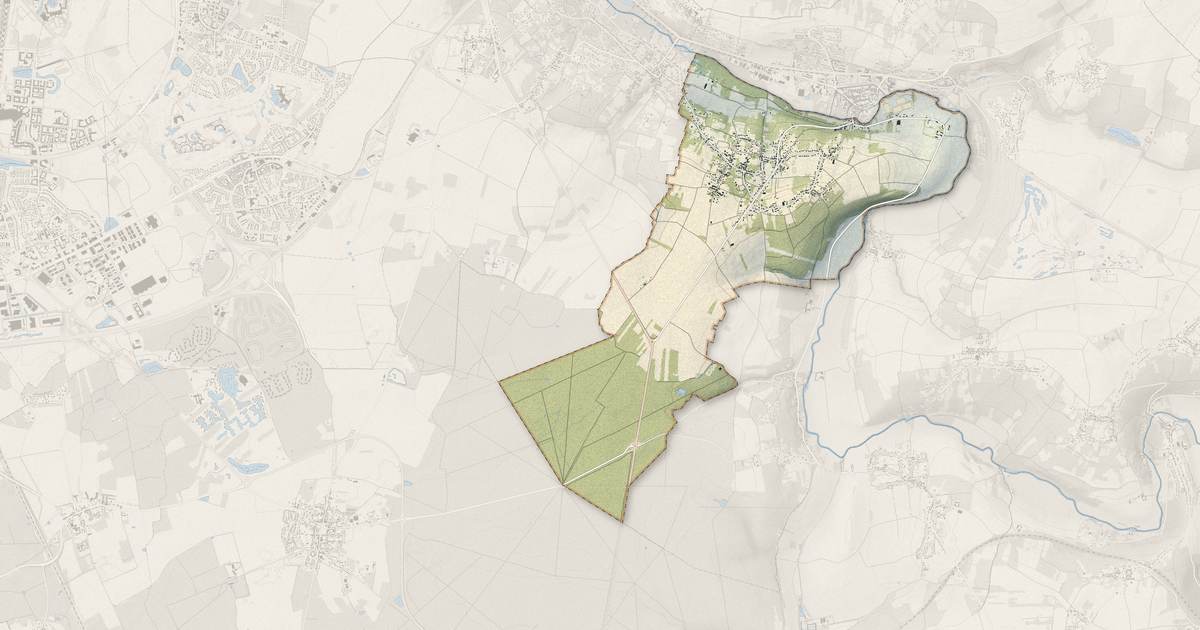 Portrait cartographique de Voulangis : relief, eau, forêts, bâti et voies, calculés à partir des données de l'IGN