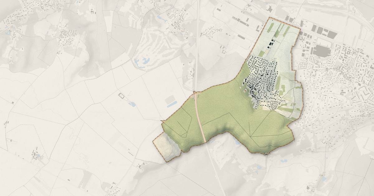 Portrait cartographique de Aigremont : relief, eau, forêts, bâti et voies, calculés à partir des données de l'IGN