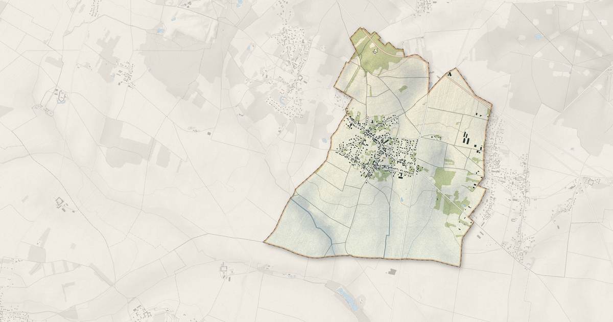 Portrait cartographique de Auteuil : relief, eau, forêts, bâti et voies, calculés à partir des données de l'IGN