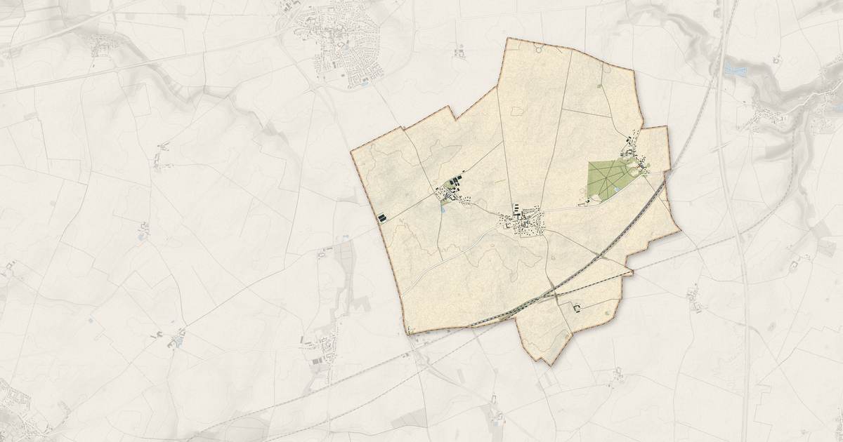 Portrait cartographique de Boinville-le-Gaillard : relief, eau, forêts, bâti et voies, calculés à partir des données de l'IGN