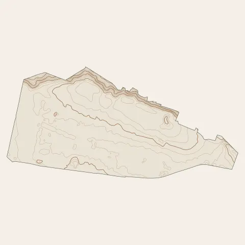 Bois-d'Arcy : courbes de niveau