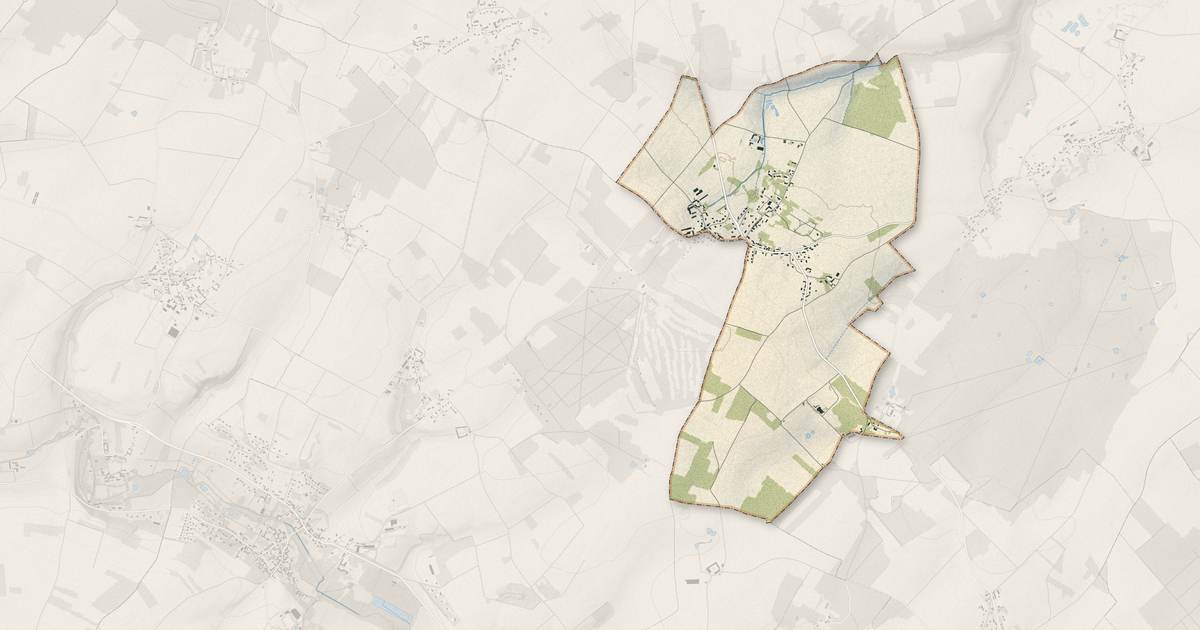 Portrait cartographique de Boissets : relief, eau, forêts, bâti et voies, calculés à partir des données de l'IGN