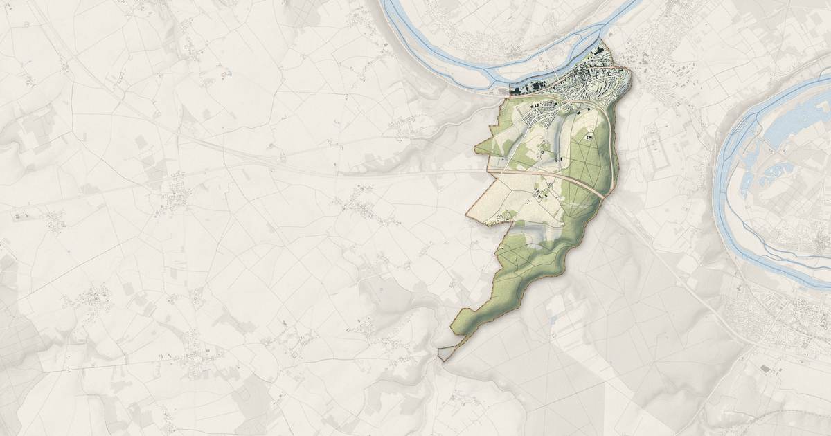 Portrait cartographique de Bonnières-sur-Seine : relief, eau, forêts, bâti et voies, calculés à partir des données de l'IGN