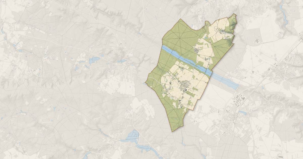 Portrait cartographique de Les Bréviaires : relief, eau, forêts, bâti et voies, calculés à partir des données de l'IGN