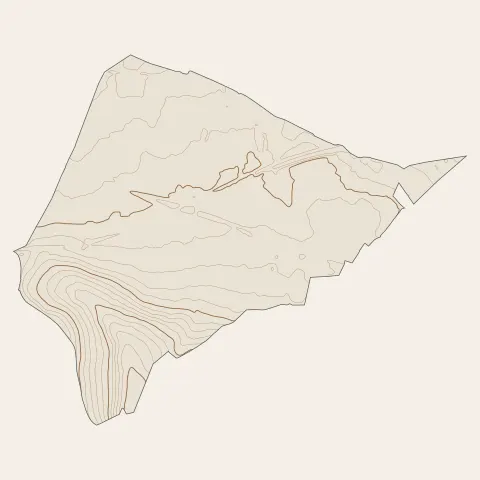 Buchelay : courbes de niveau