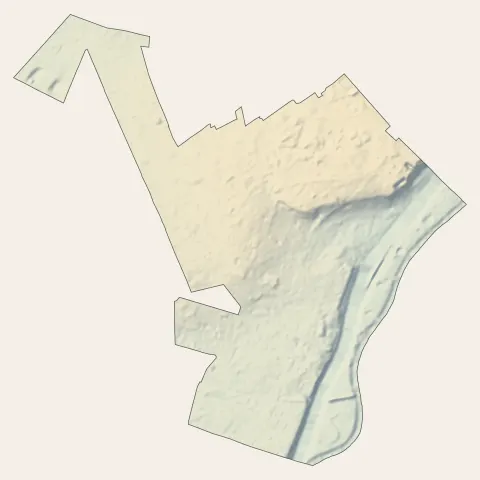 Chatou : relief