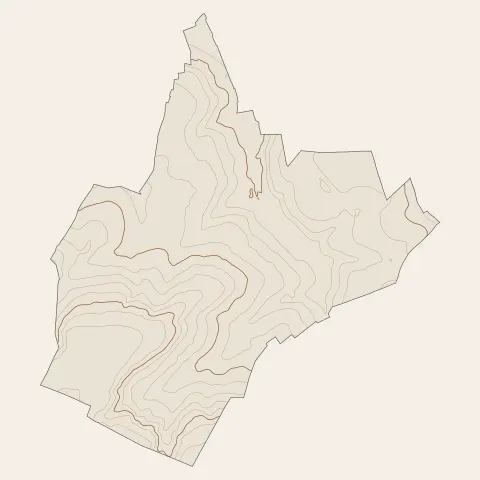 Ecquevilly : courbes de niveau