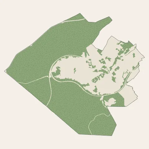 L'Étang-la-Ville : bois, forêts et landes