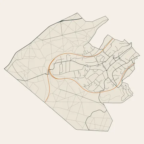 L'Étang-la-Ville : voies