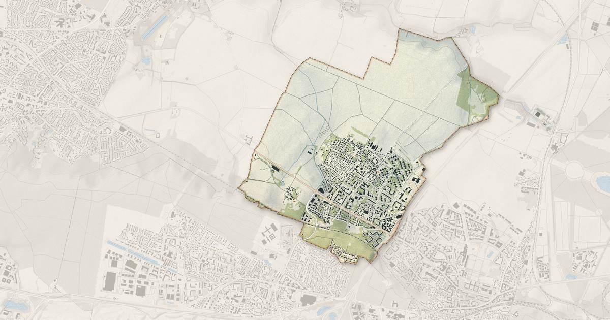 Portrait cartographique de Fontenay-le-Fleury : relief, eau, forêts, bâti et voies, calculés à partir des données de l'IGN