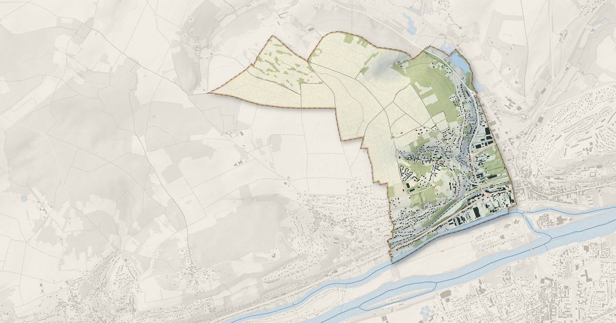 Portrait cartographique de Hardricourt : relief, eau, forêts, bâti et voies, calculés à partir des données de l'IGN