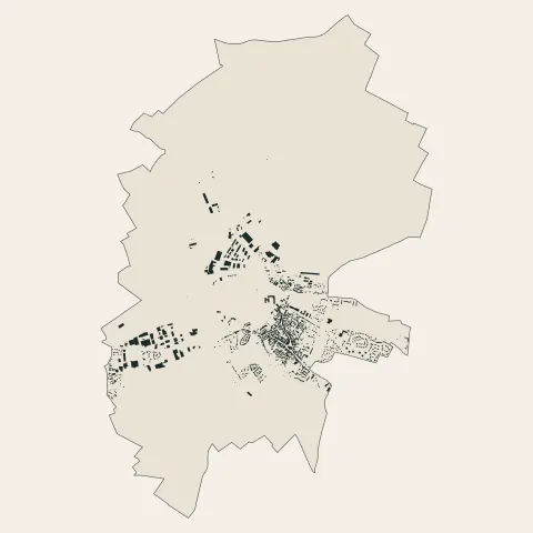 Houdan : bâti