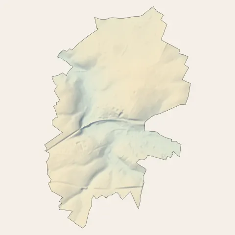 Houdan : relief