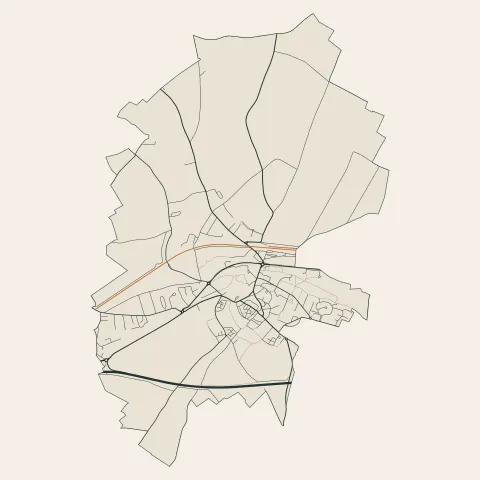 Houdan : voies