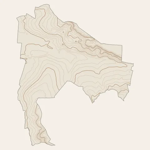 Jouars-Pontchartrain : courbes de niveau