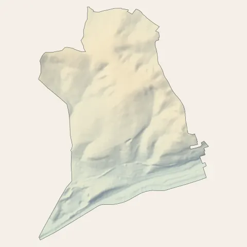 Juziers : relief