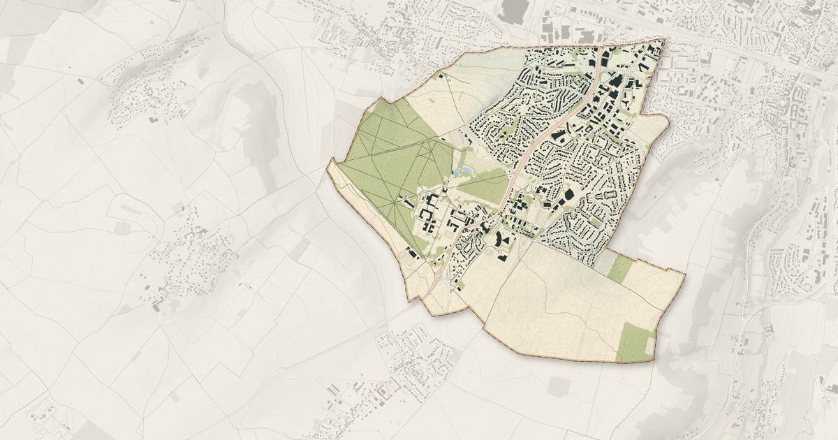 Portrait cartographique de Magnanville : relief, eau, forêts, bâti et voies, calculés à partir des données de l'IGN