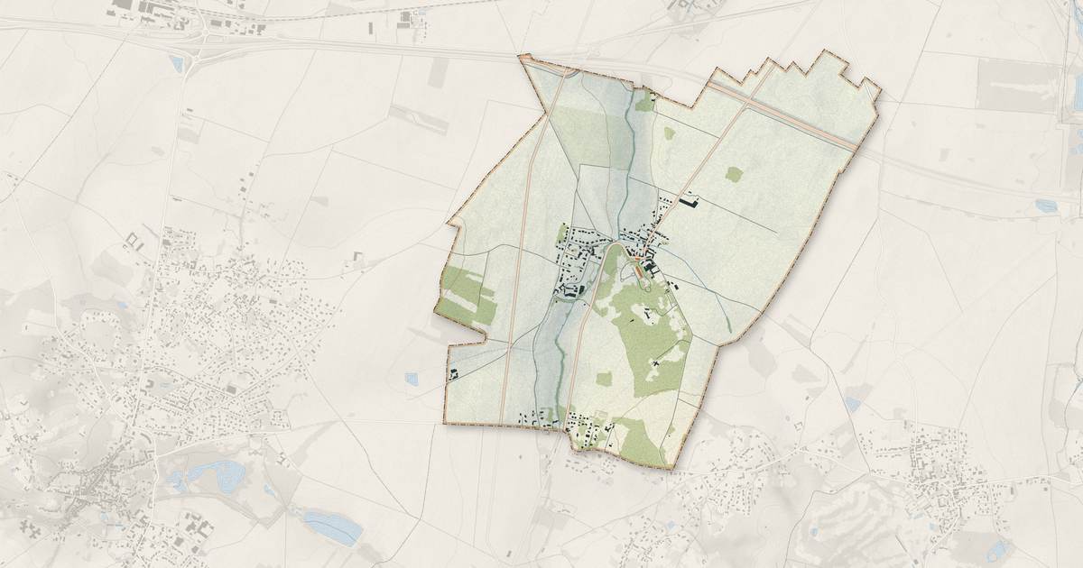 Portrait cartographique de Mareil-le-Guyon : relief, eau, forêts, bâti et voies, calculés à partir des données de l'IGN