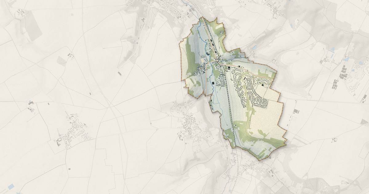 Portrait cartographique de Mareil-sur-Mauldre : relief, eau, forêts, bâti et voies, calculés à partir des données de l'IGN