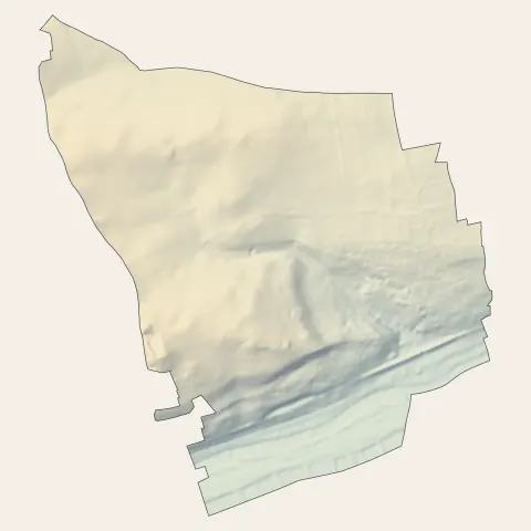 Mézy-sur-Seine : relief