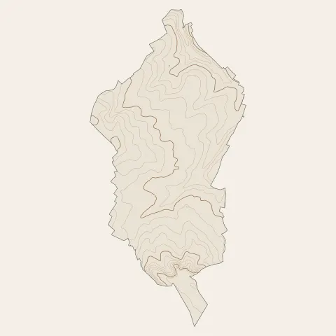 Orgerus : courbes de niveau