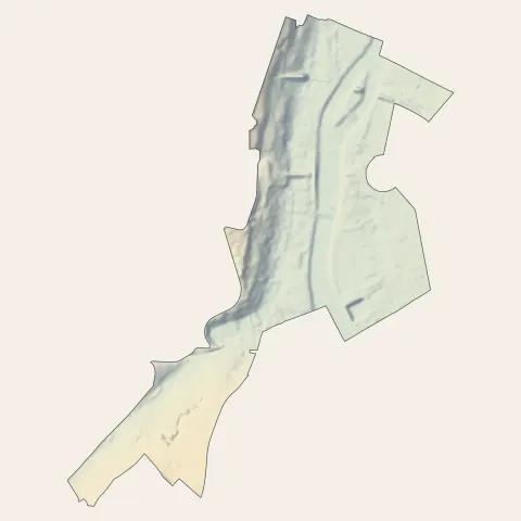 Le Pecq : relief