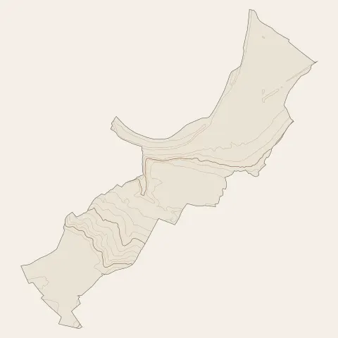 Poissy : courbes de niveau