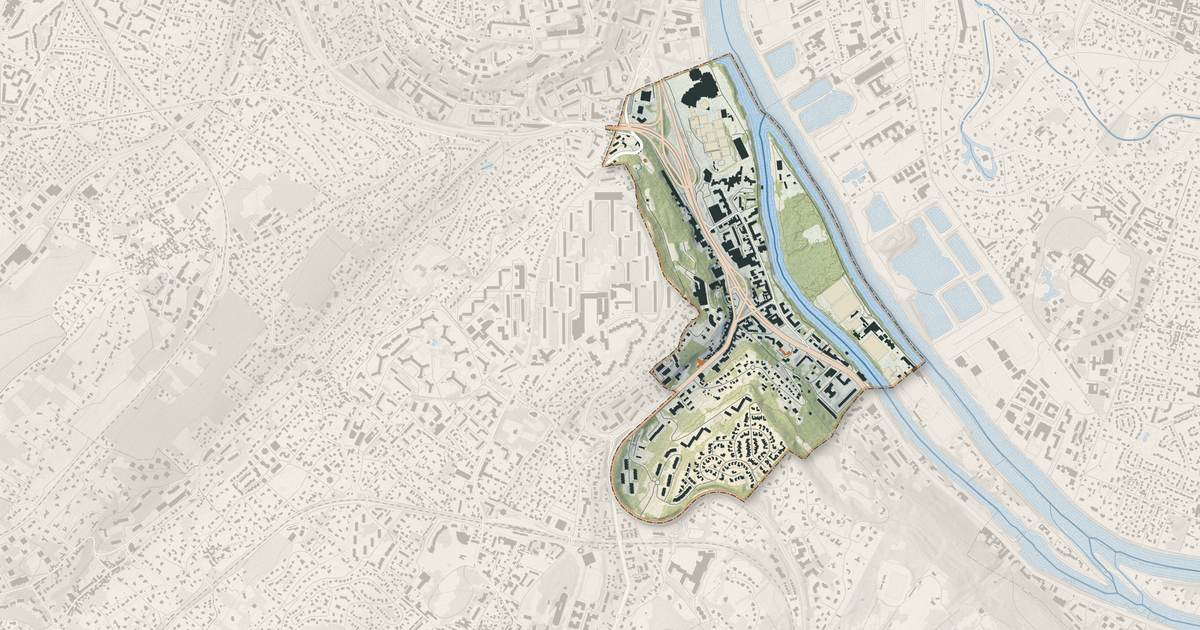 Portrait cartographique de Le Port-Marly : relief, eau, forêts, bâti et voies, calculés à partir des données de l'IGN