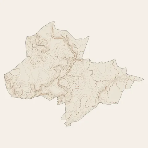 Rambouillet : courbes de niveau